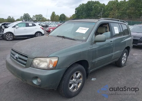 2007 Toyota Highlander V6 from USA, damaged, VIN JTEEP21A070213279